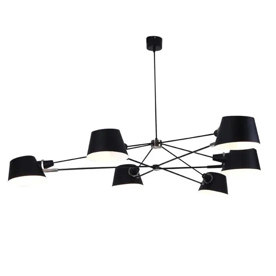 DLSS Lighting Aluminum Black Cover Color Indoor Lighting Chandelier