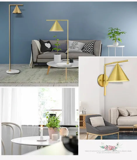 DLSS Lighting Aluminum Wall Lamp & Floor Lamp for Indoor Aisle with Holder Lamp E27