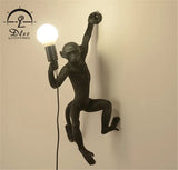 DLSS Lighting Artistic Design Modern Monkey Wall Lamp for Indoor Bright Lighting