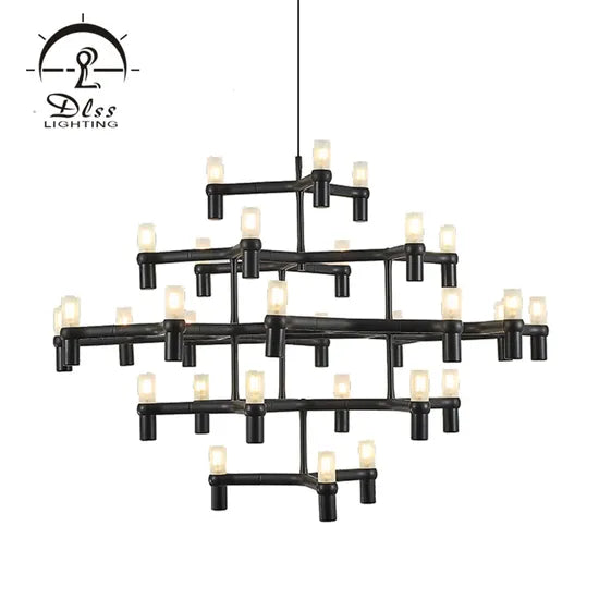 DLSS Lighting Artistic Modern Design Metal Pendant Lamp for Project Hotel Lighting