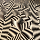 Astoria Black and White 24 in. x 24 in. Matte Porcelain Floor and Wall Tile (4 Pieces, 15.49 sq. ft./Case)
