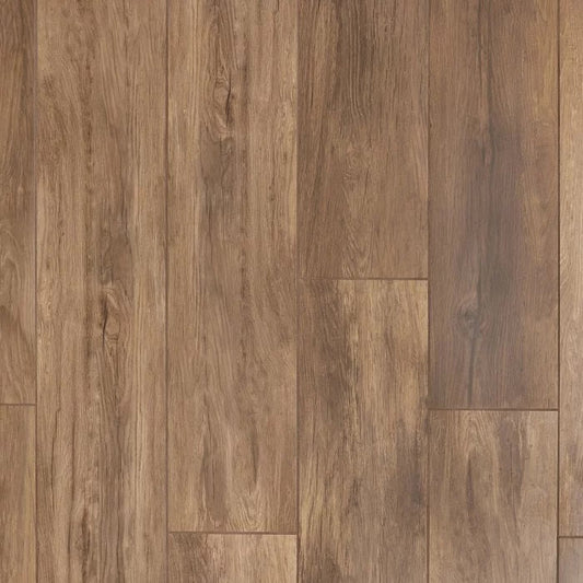 Austel Brown Wood Plank Porcelain Tile