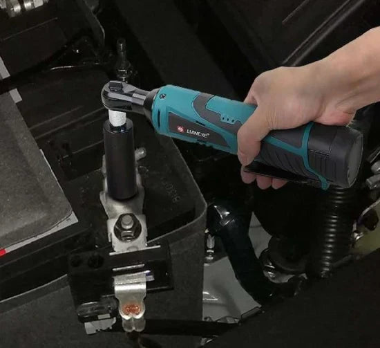 Auto Repair Tools Liangye 12V Cordless Battery Power 3/8 Ratchet Torque Wrench