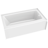 Classic 500 60 in. x 32 in. Soaking Bathtub with Right Drain in High Gloss White