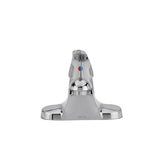 Delta Foundations Chrome Single-Handle 4-in Centerset WaterSense Bathroom Sink Faucet with Drain (B510LF-PPU-ECO)