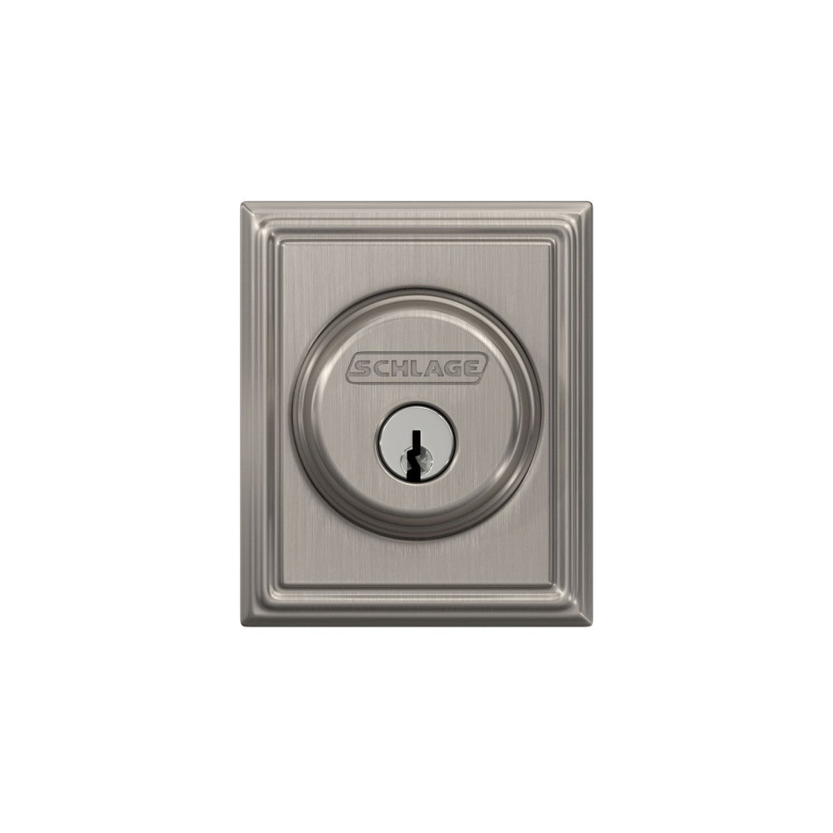 Schlage Addison Single Cylinder Deadbolt – Matte Black