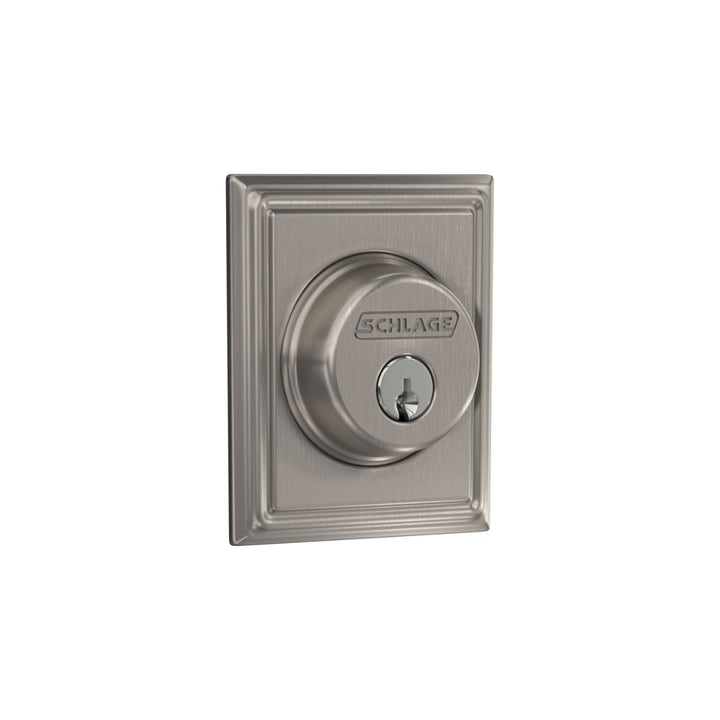 Schlage Addison Single Cylinder Deadbolt – Matte Black
