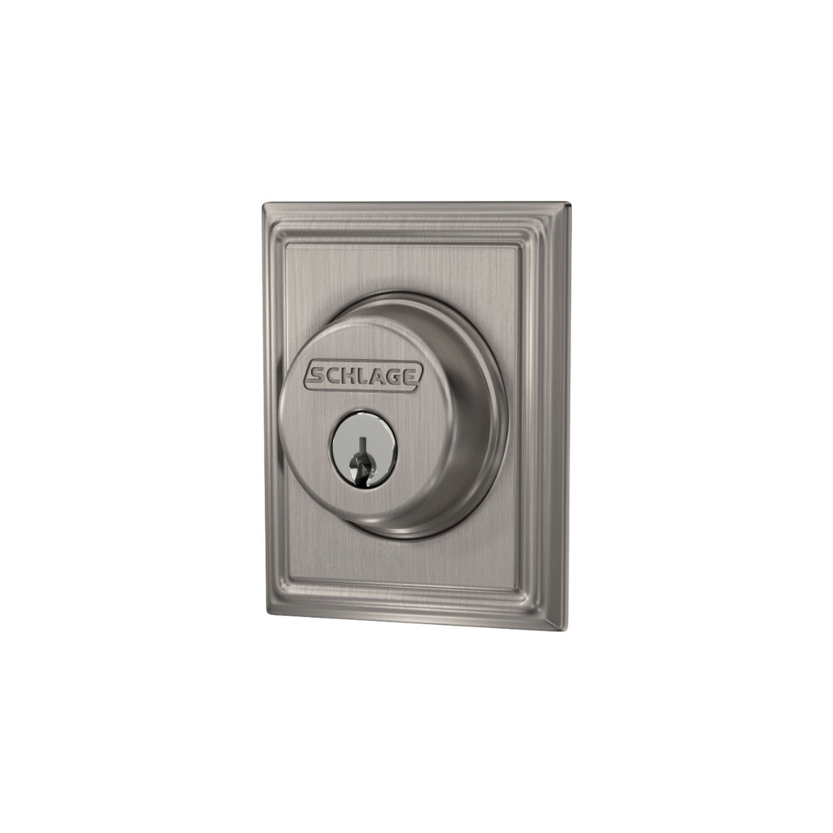 Schlage Addison Single Cylinder Deadbolt – Matte Black