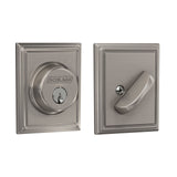 Schlage Addison Single Cylinder Deadbolt – Matte Black