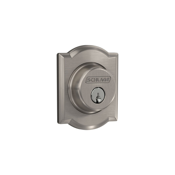Schlage Camelot Aged Bronze Single Cylinder Deadbolt