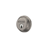 Schlage Satin Nickel Single Cylinder Deadbolt, B60FFF