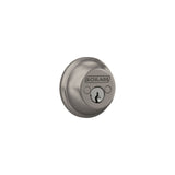 Schlage Satin Nickel Double Cylinder Deadbolt, B62 619