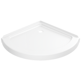Delta 38 in. x 38 in. Round Corner Shower Base in White