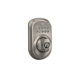 Schlage Plymouth Keypad Electronic Deadbolt – Bright Brass Finish