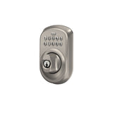 Schlage Plymouth Keypad Electronic Deadbolt – Bright Brass Finish