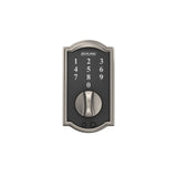 Schlage Camelot Aged Bronze Touch Electronic Door Lock Deadbolt