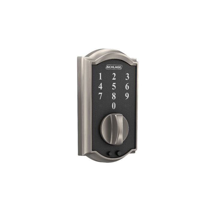 Schlage Camelot Aged Bronze Touch Electronic Door Lock Deadbolt