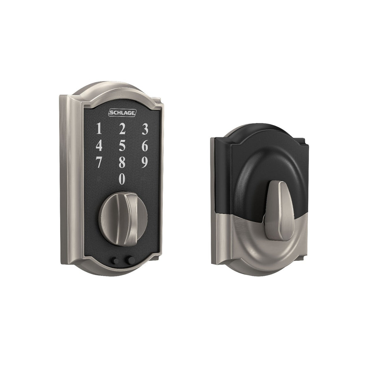 Schlage Camelot Aged Bronze Touch Electronic Door Lock Deadbolt