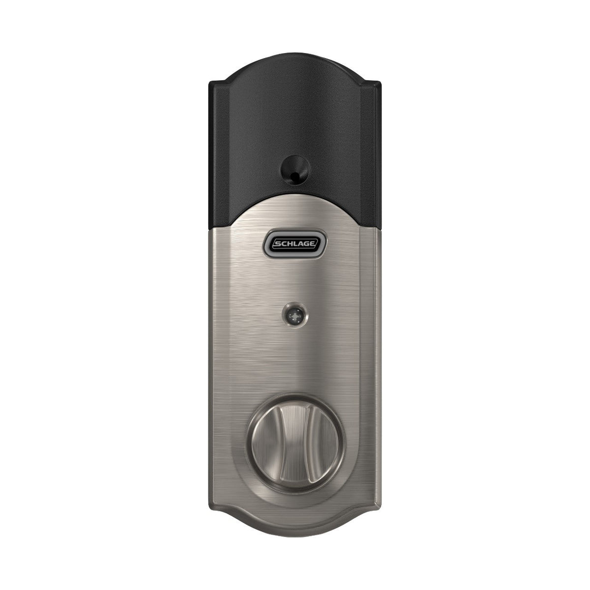 Schlage Camelot Bright Brass Connect Smart Door Lock with Alarm