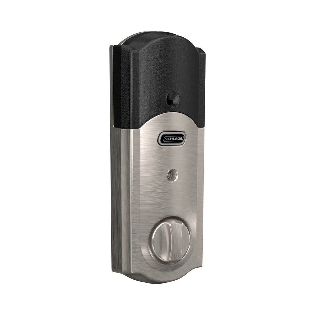 Schlage Camelot Bright Brass Connect Smart Door Lock with Alarm