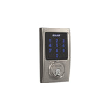 Schlage Century Matte Black Connect Smart Door Lock with Alarm