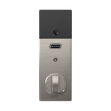 Schlage Century Matte Black Connect Smart Door Lock with Alarm