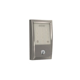 Schlage Century Encode Smart WiFi Door Lock with Alarm – Matte Black
