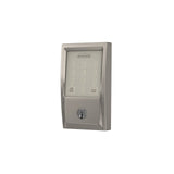 Schlage Century Encode Smart WiFi Door Lock with Alarm – Matte Black