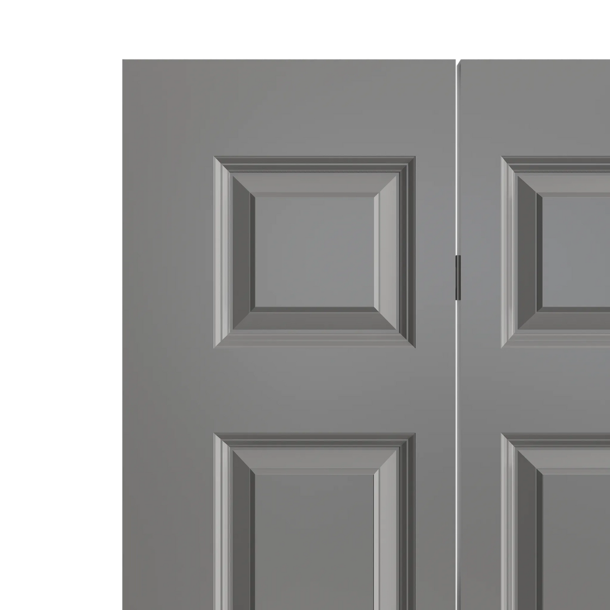 Masonite Traditional 30-in x 80-in 6-Panel Primed Molded Composite Bifold Door (Hardware Included)