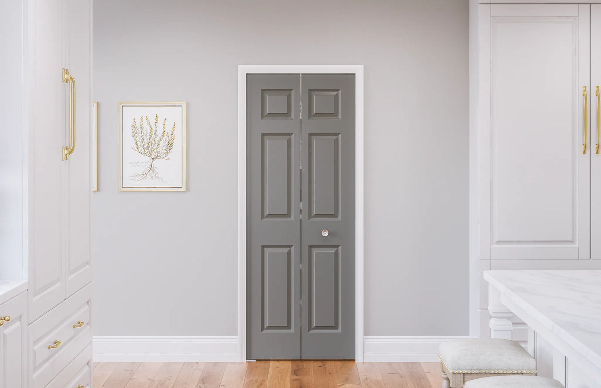 Masonite Traditional 36-in x 80-in Primed 6-Panel Molded Composite Bifold Door