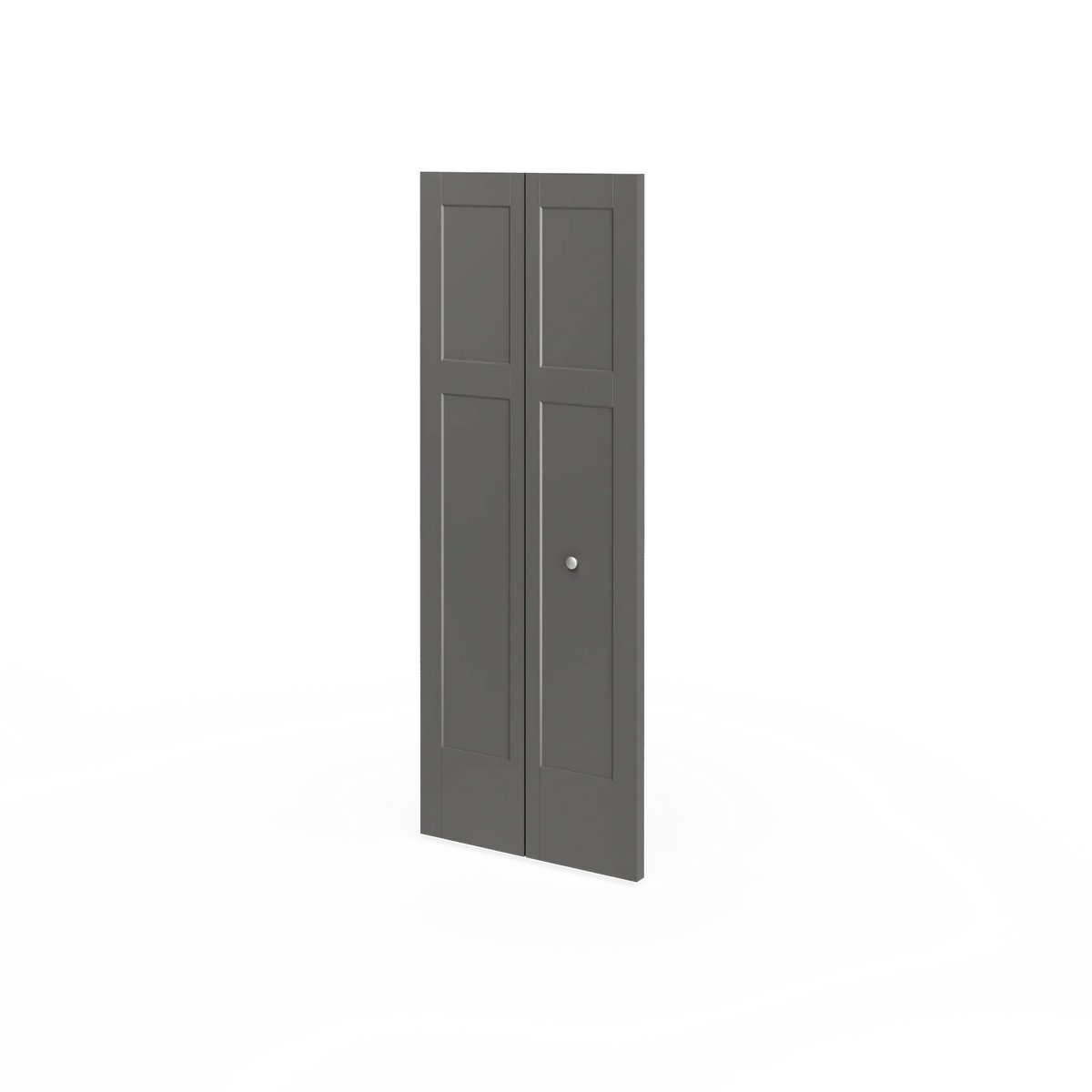 Masonite Winslow 36-in x 80-in Primed 3-Panel Craftsman Hollow Core Molded Composite Bifold Door, Hardware Included