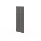 Masonite Winslow 36-in x 80-in Primed 3-Panel Craftsman Hollow Core Molded Composite Bifold Door, Hardware Included