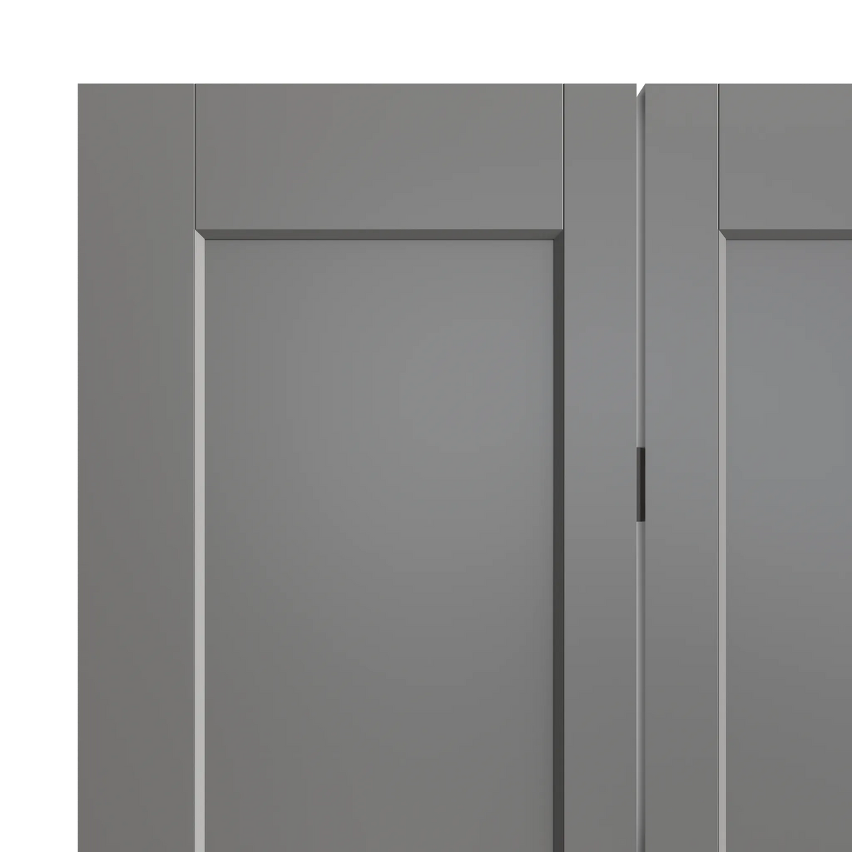 Masonite Winslow 36-in x 80-in Primed 3-Panel Craftsman Hollow Core Molded Composite Bifold Door, Hardware Included