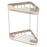 Allied Brass Double Tier Corner Shower Basket in Venetian Bronze