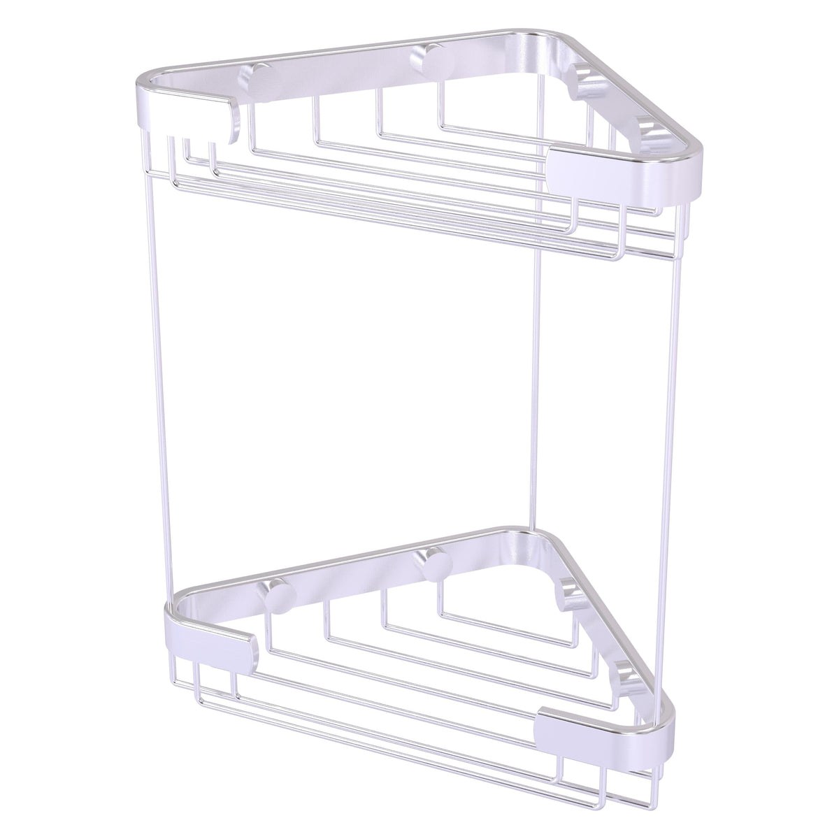 Allied Brass Double Tier Corner Shower Basket in Venetian Bronze