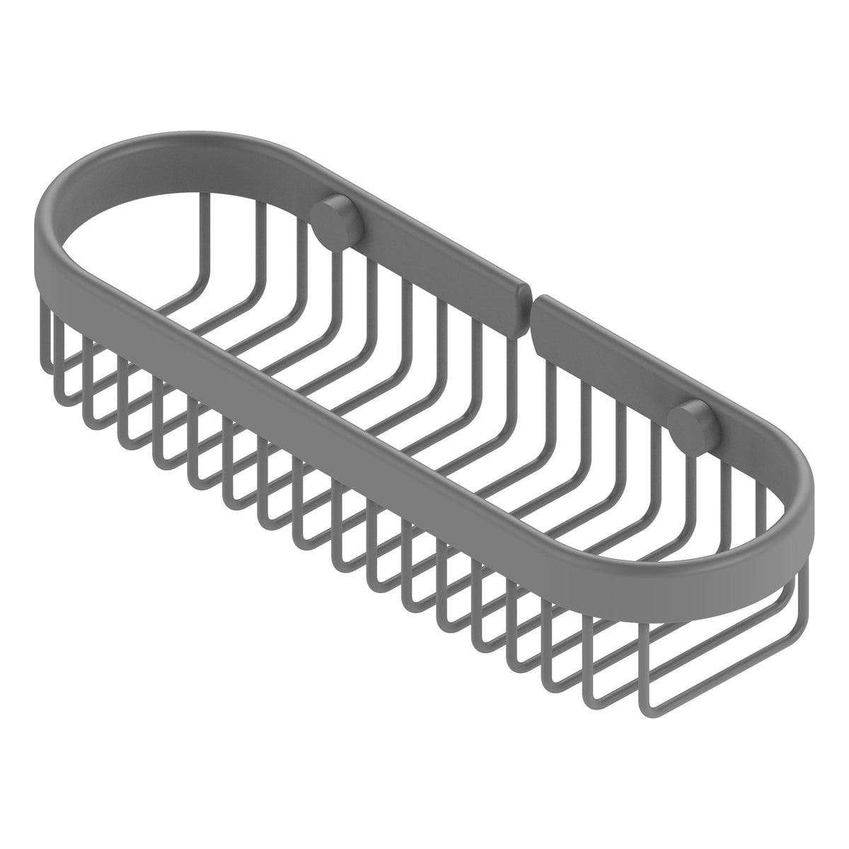 Allied Brass Oval Toiletry Wire Basket in Satin Brass, 11 x 2.2 x 3.6 in