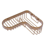 Allied Brass Corner Combination Shower Basket in Antique Bronze