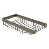 Allied Brass Rectangular Combination Shower Basket in Polished Brass, 10.5 x 4.8 in.