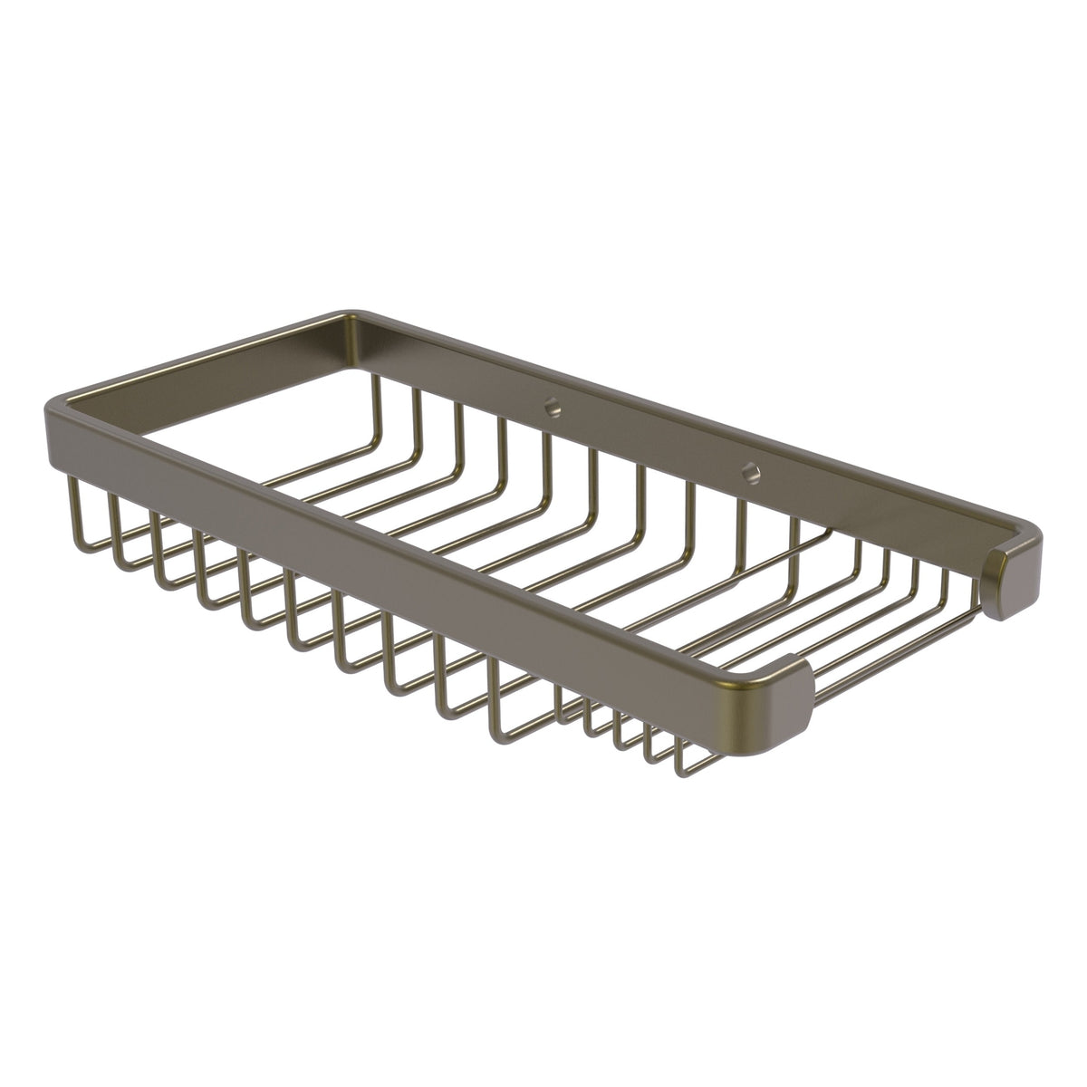 Allied Brass Rectangular Combination Shower Basket in Polished Chrome