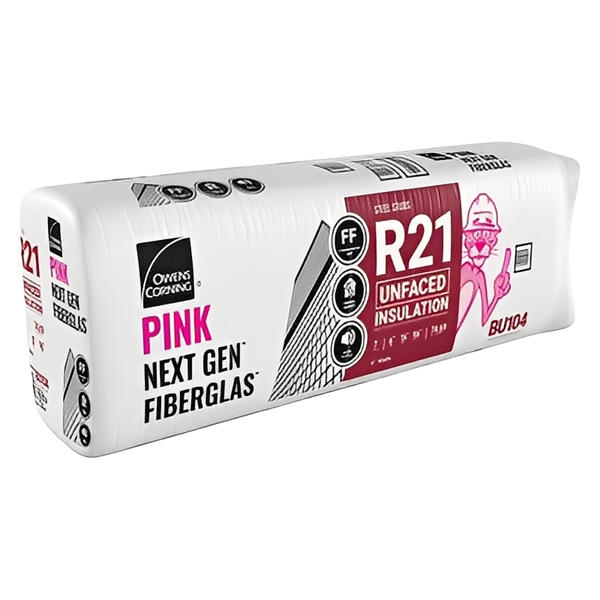Owens Corning R-21 Un-Faced Fiberglass Insulation Batts (All Sizes)