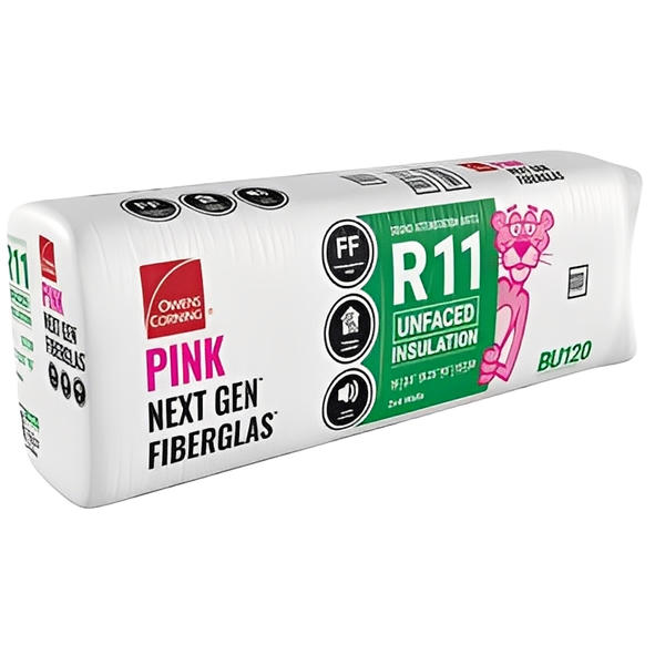Owens Corning R-11 Un-Faced Fiberglass Insulation Batts - All Sizes image 3