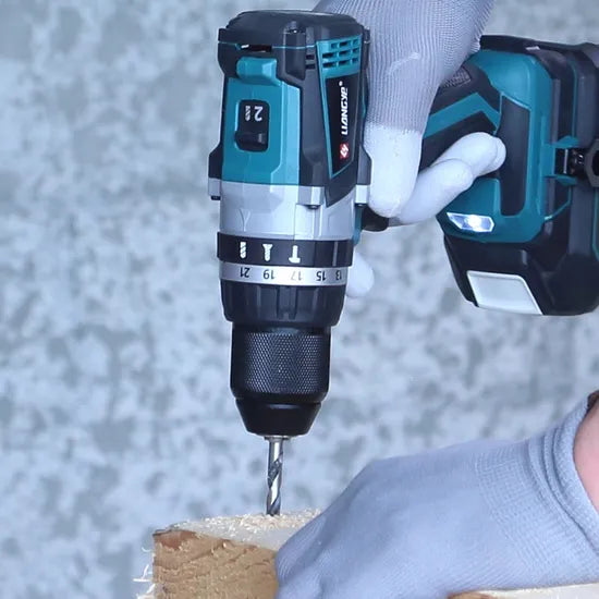 Battery Power Tools Factory Liangye 18V Brushless Cordless Electric Hammer Drill