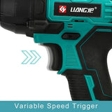 Battery Power Tools Factory Liangye 18V Cordless Impact Driver Rechargeable Screwdriver