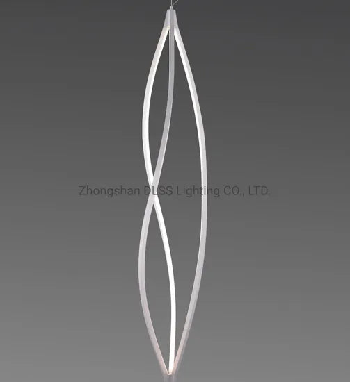 Dlsslighting Big White Color LED Wholesale LED Simple Hanging Chandelier