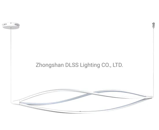 Dlsslighting Big White Color LED Wholesale LED Simple Hanging Chandelier