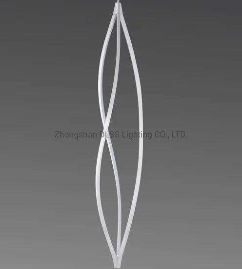 Dlsslighting Big White Color LED Wholesale LED Simple Hanging Chandelier