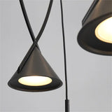 DLSS Lighting Black LED Small Hanging Lamp for Room