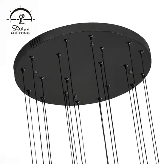 DLSS Lighting Black LED Small Hanging Lamp for Room