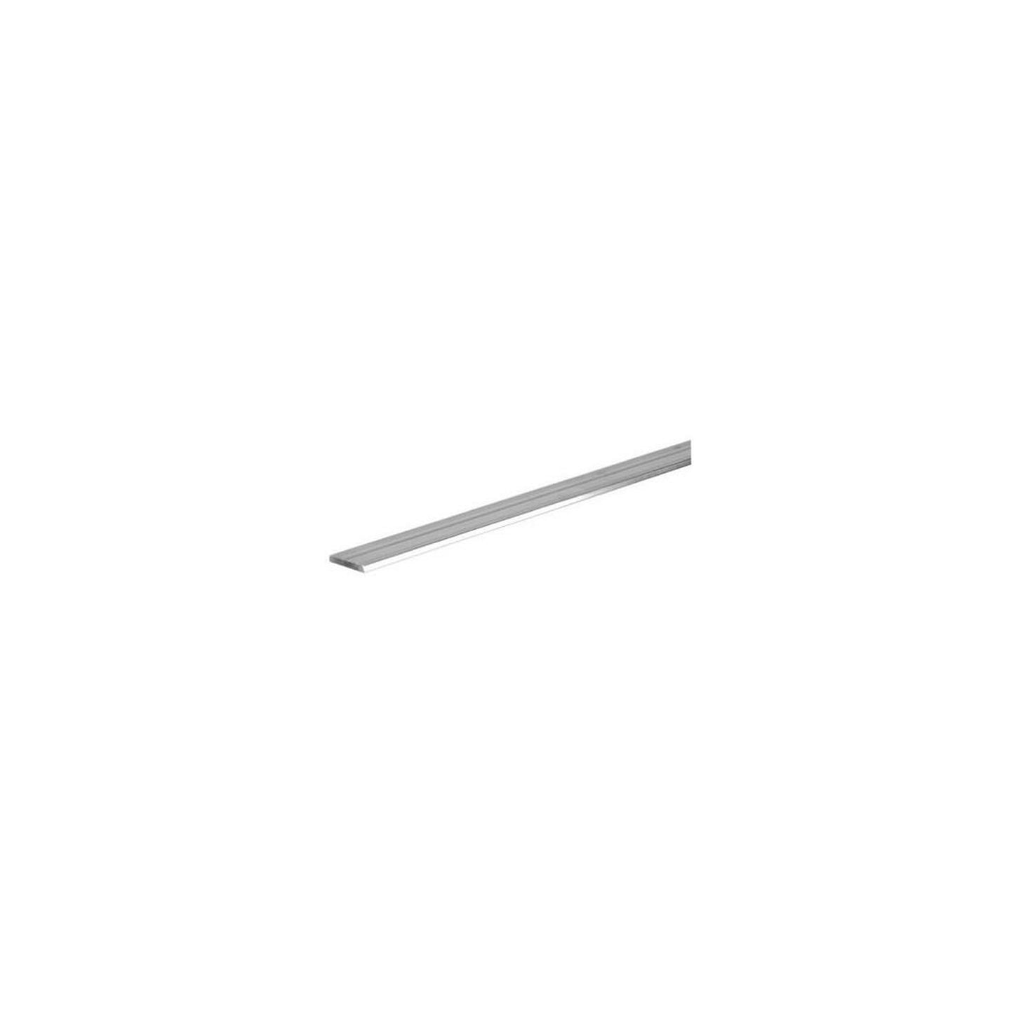 Boltmaster 0.125 in x 2 in x 4 ft Weldable Aluminum Flat Bar, Mill Finish (1-Pack)