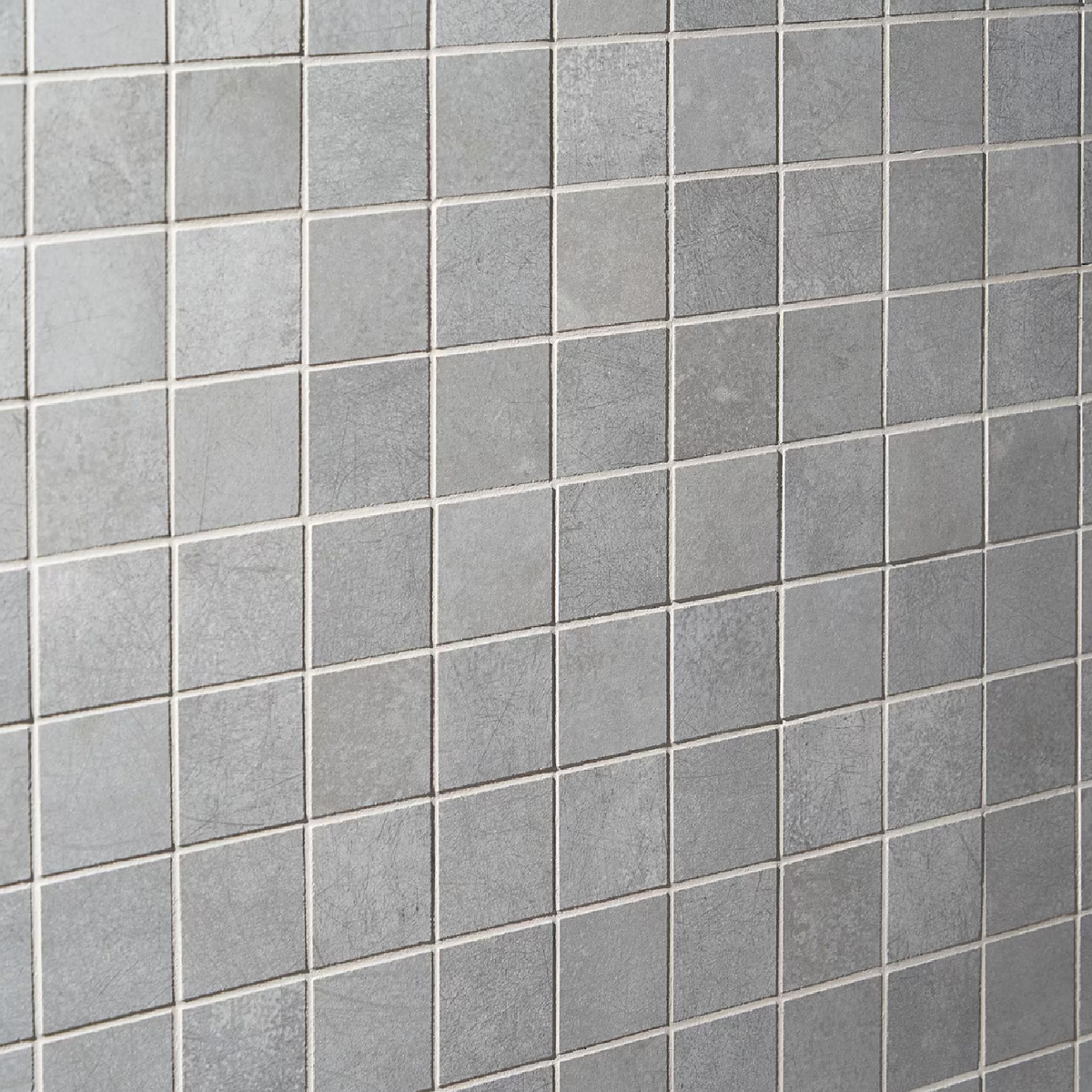 Bond Excalibur Medium Gray 2x2 Matte Porcelain Mosaic Tile